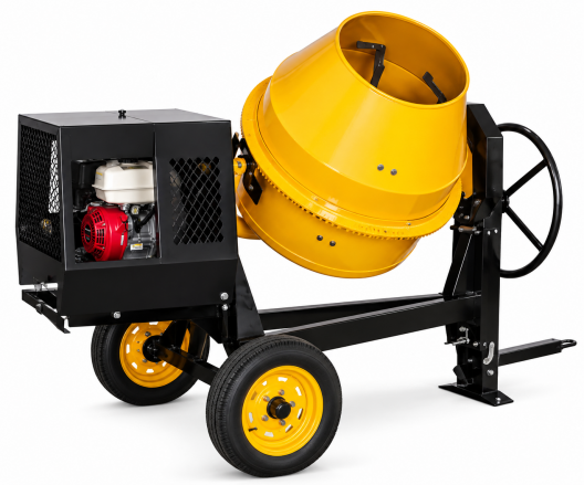 210 L electric concrete mixer
